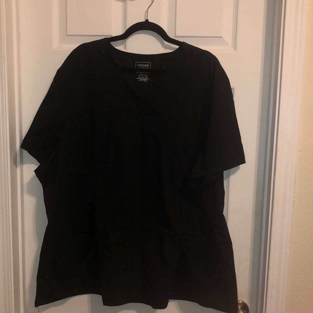 New without tags, Cherokee revolution mock wrap scrub top 5X